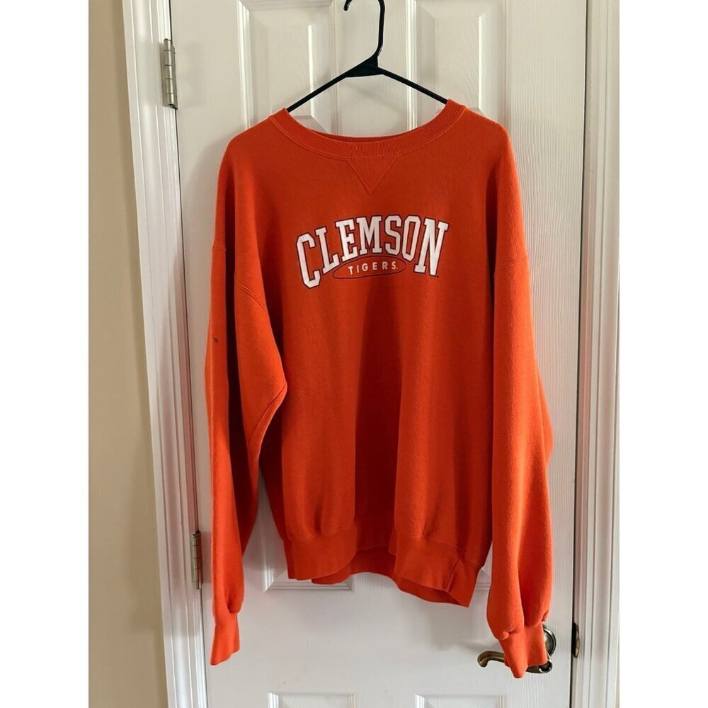 Vintage MJ Soffe Crewneck Clemson Sweatshirt Large
